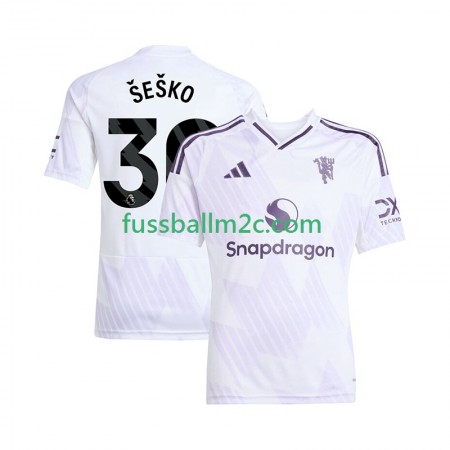 Fußballtrikots Manchester United Benjamin Sesko 30 Auswärts Trikotsatz 2025-2026 Fußballtrikots Manchester United Benjamin Sesko 30 Auswärts Trikotsatz 2025-2026